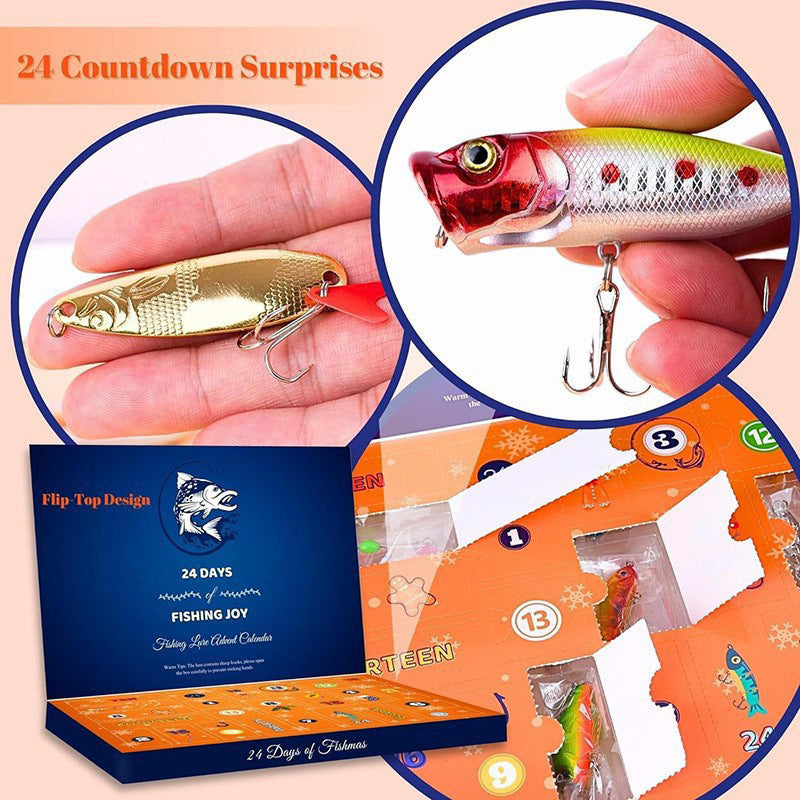 Fishing Advent Calendar 2026, 24-Day Fishing Lure Set