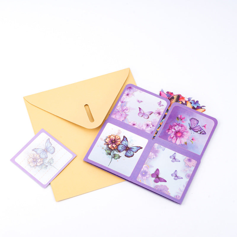 Fluttering Butterflies 3D Pop-Up Greeting Card – Creative Holiday Decorations