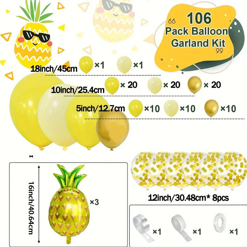 Thksyo Fruit Balloon Arch Garland Kit for Birthday, Wedding & Party Decoration