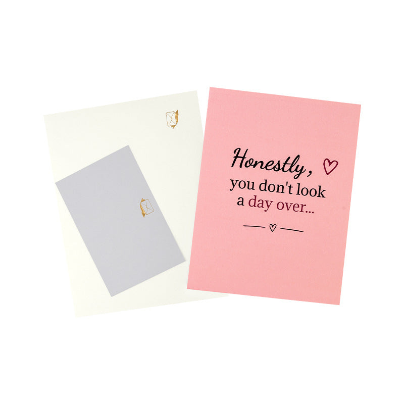 Funny 90° 3D Pop-Up Birthday Card for Women