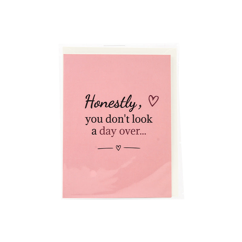 Funny 90° 3D Pop-Up Birthday Card for Women