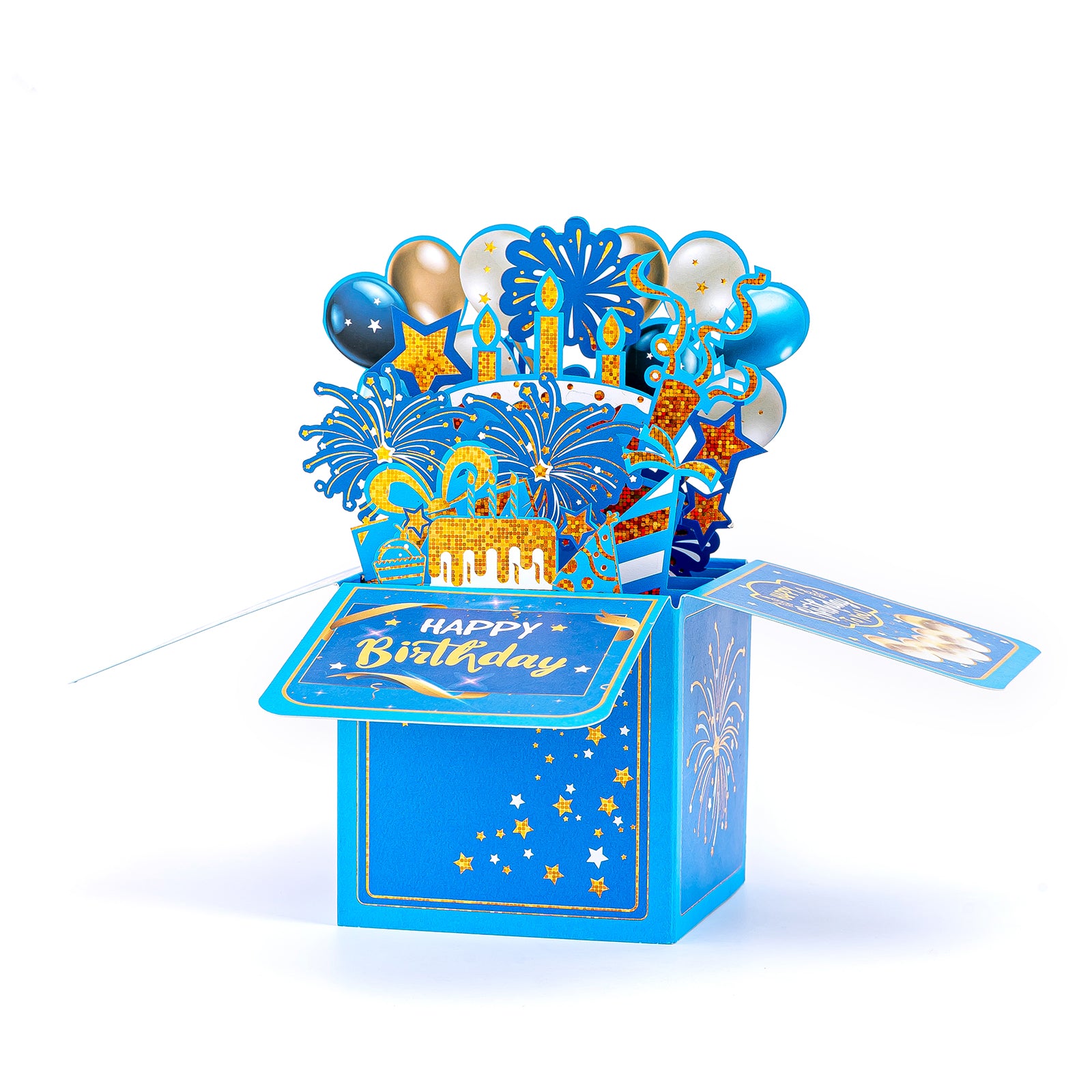 All-in-One Green Birthday Decoration & Gift Set with Balloon Arch, Age Number Balloons, Banner, Cake Topper & 3D Pop Up Card