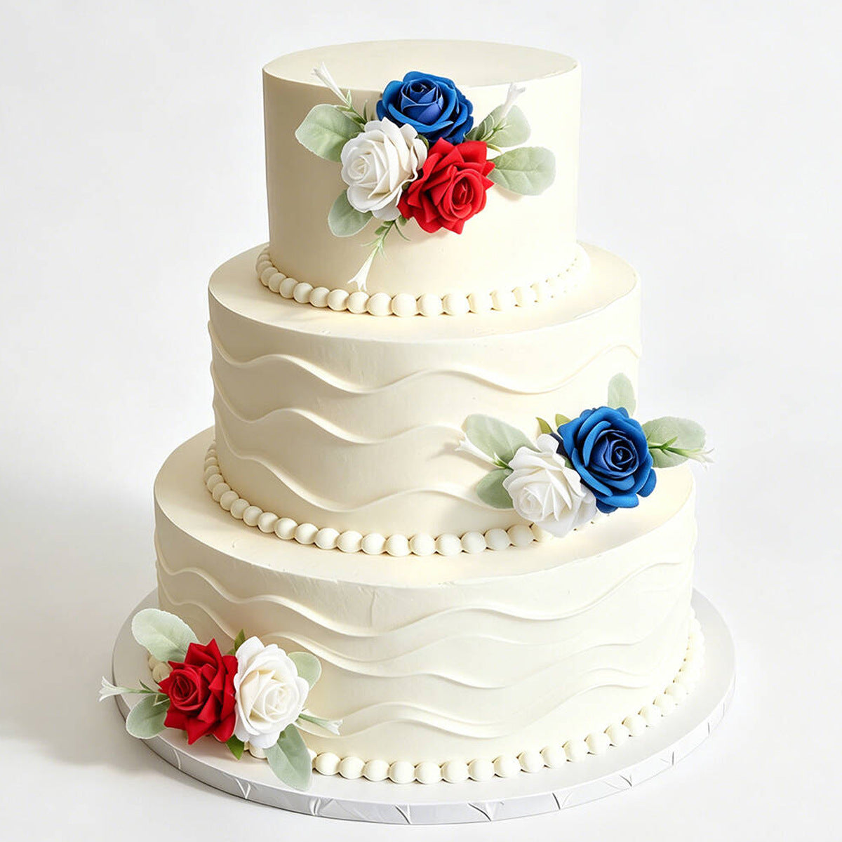 Handcrafted Artificial Flower Clusters for Cake Decoration, Wedding Styling, And Festive Table Centerpieces