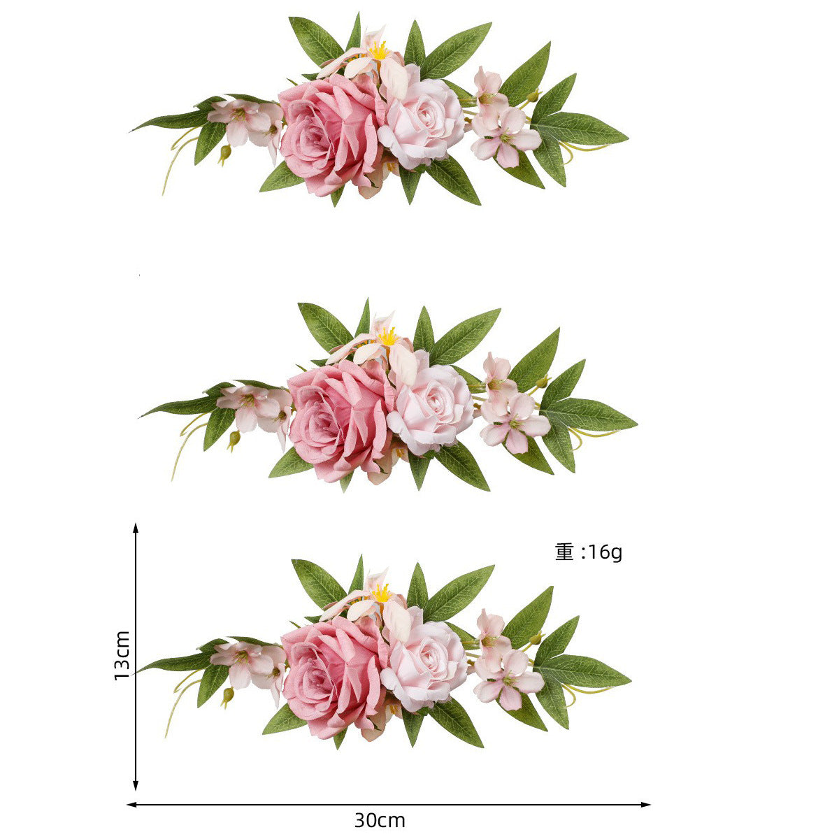 Handcrafted Artificial Flower Clusters for Cake Decoration, Wedding Styling, And Festive Table Centerpieces