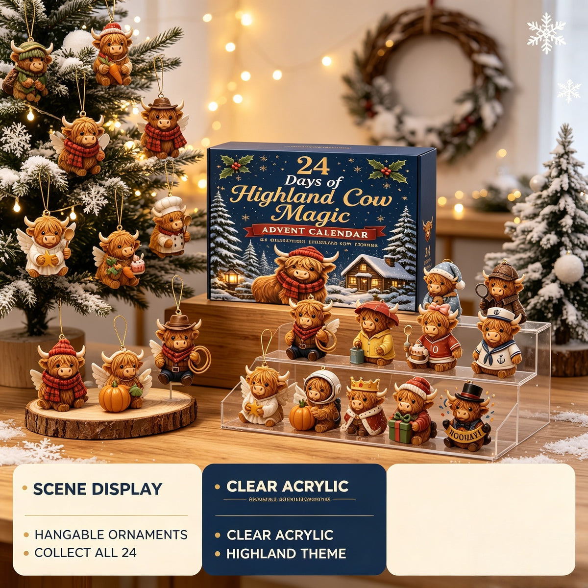 Highland Cow Magic Advent Calendar