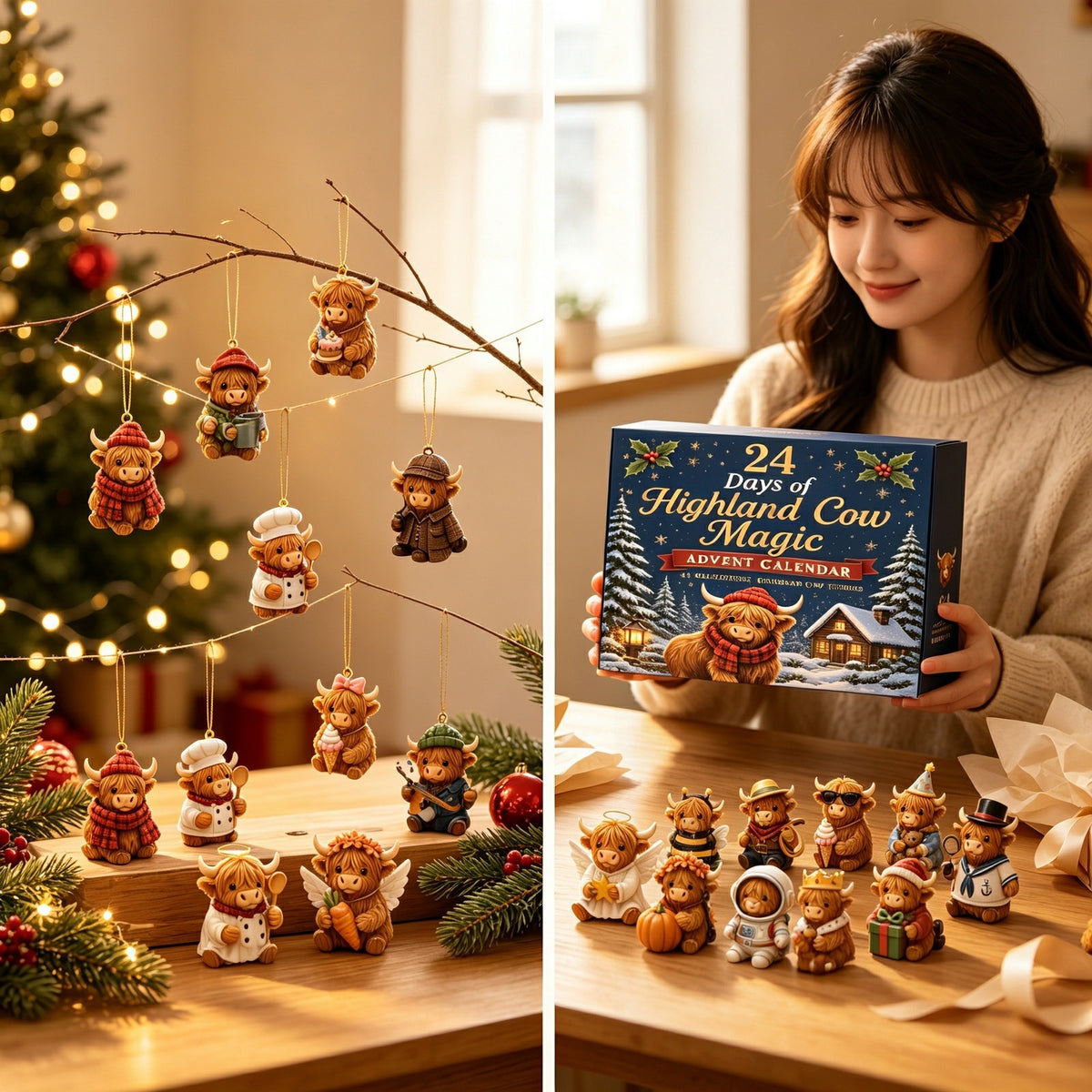 Highland Cow Magic Advent Calendar