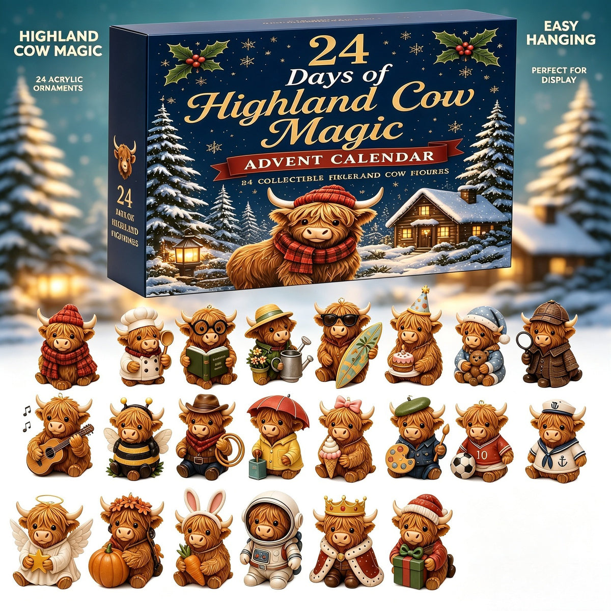 Highland Cow Magic Advent Calendar