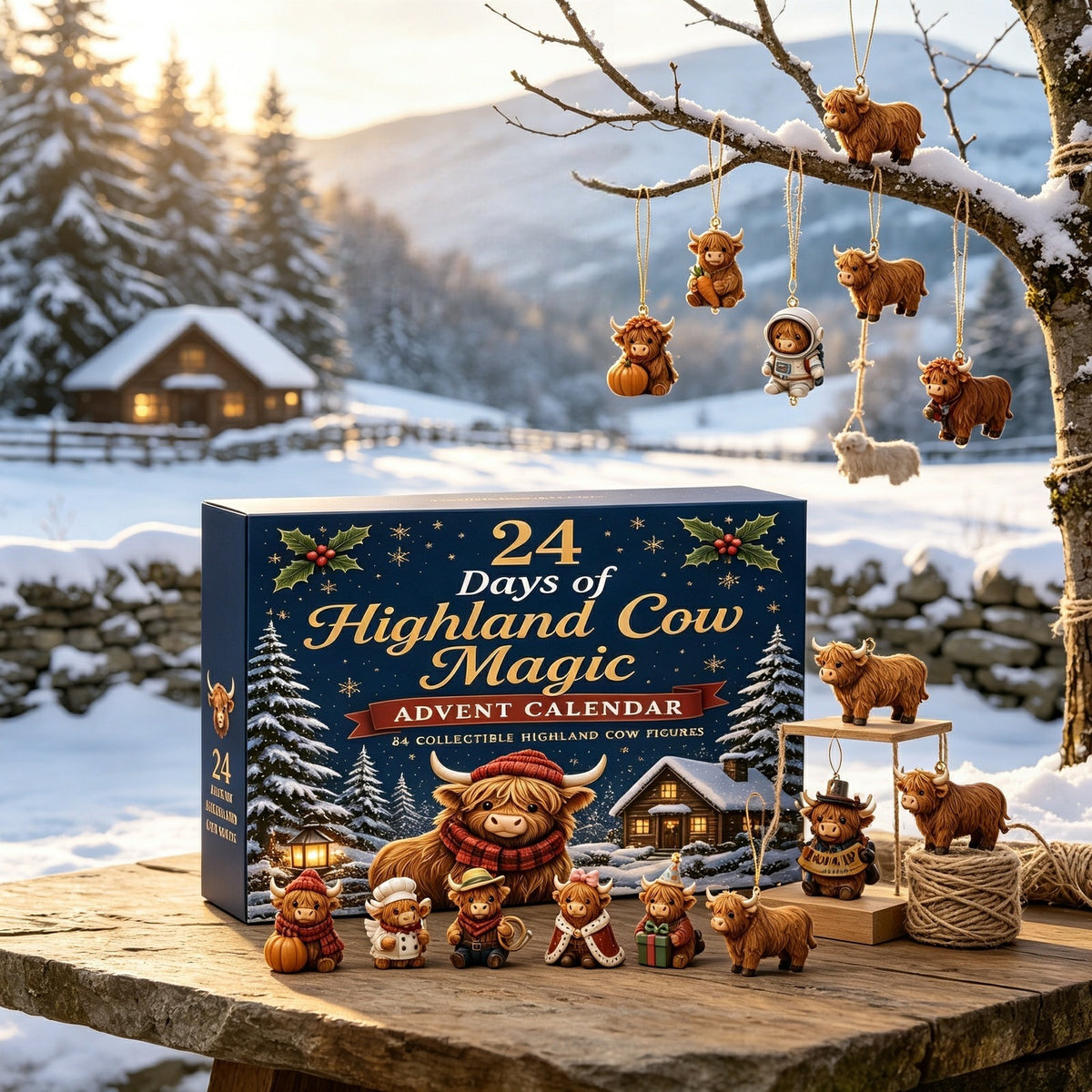 Highland Cow Magic Advent Calendar