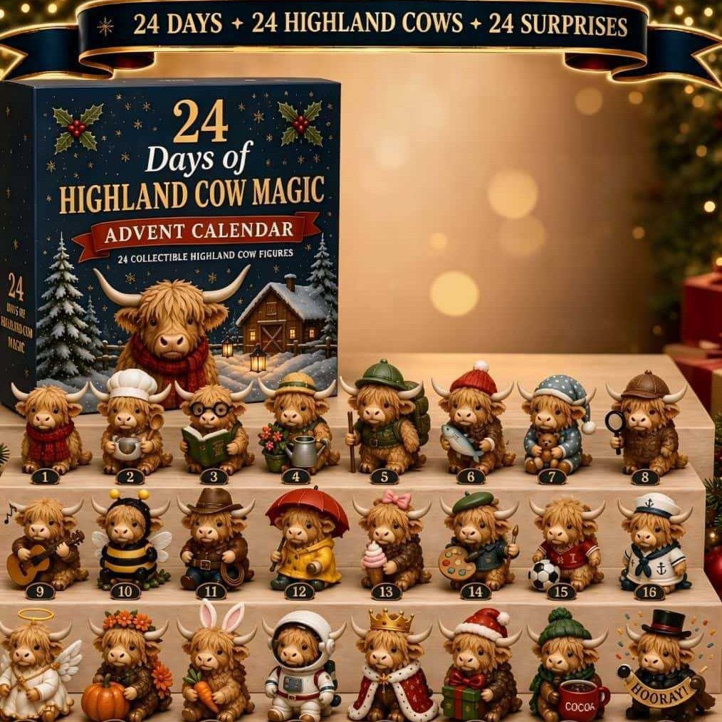 Highland Cow Magic Advent Calendar
