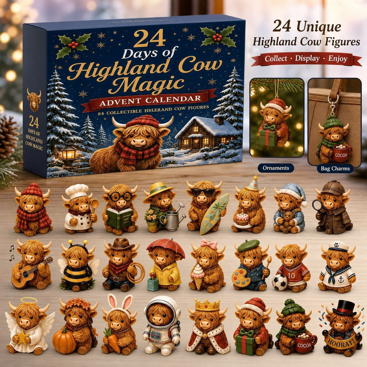 Highland Cow Magic Advent Calendar