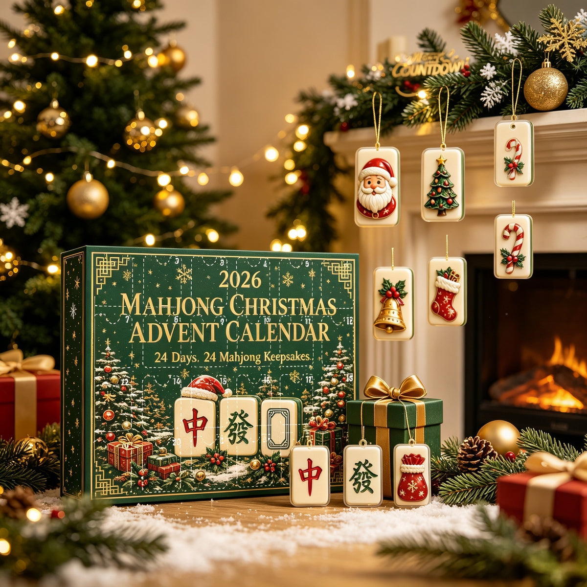 Mahjong Christmas Advent Calendar