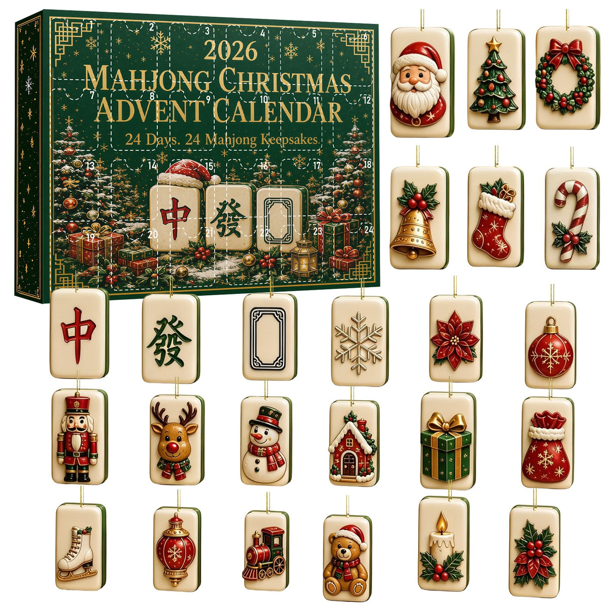 Mahjong Christmas Advent Calendar