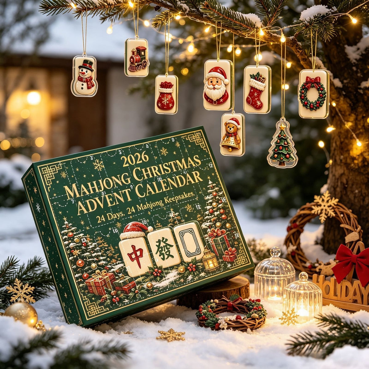 Mahjong Christmas Advent Calendar