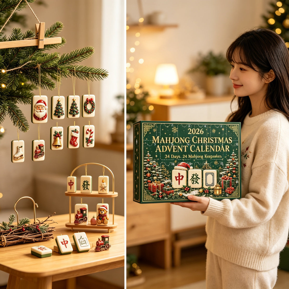 Mahjong Christmas Advent Calendar