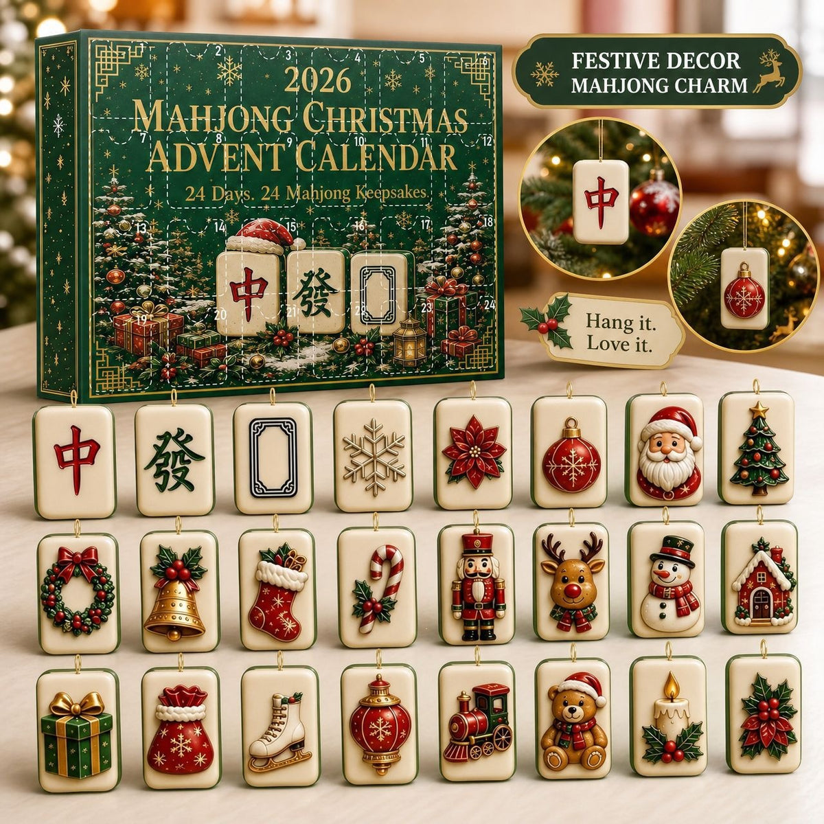 Mahjong Christmas Advent Calendar