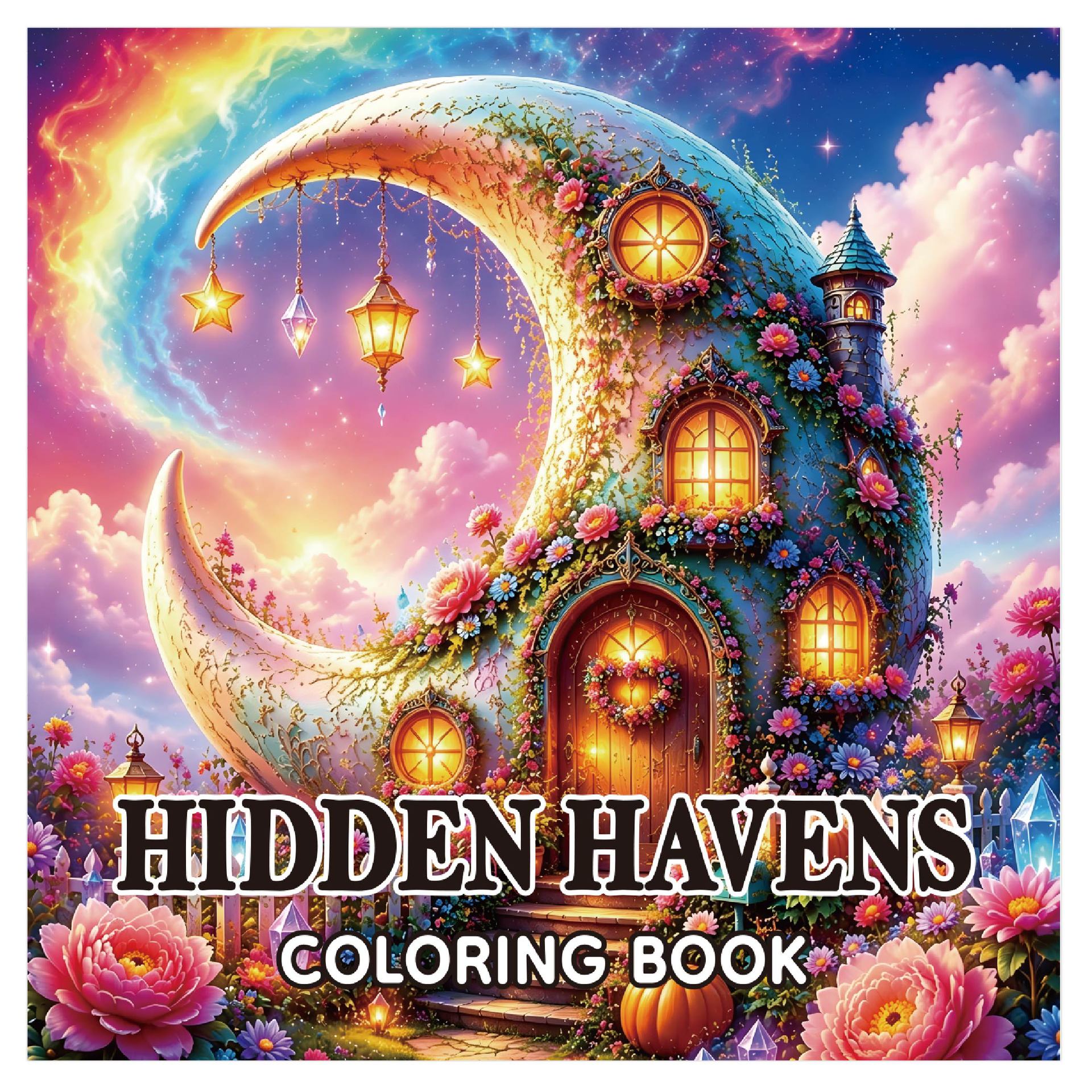 Mandala Floral Adult Coloring Book (24 Pages) – Stress Relief Creative Art Therapy for Watercolor & Doodling