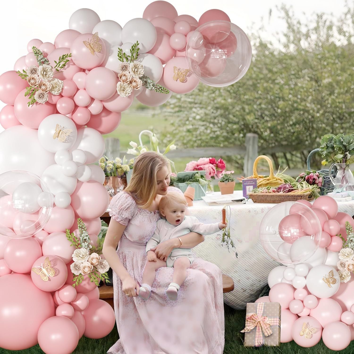 Party Balloon Arch Garland Kit, Balloon for Bridal Baby Shower Wedding Birthday Party Decor