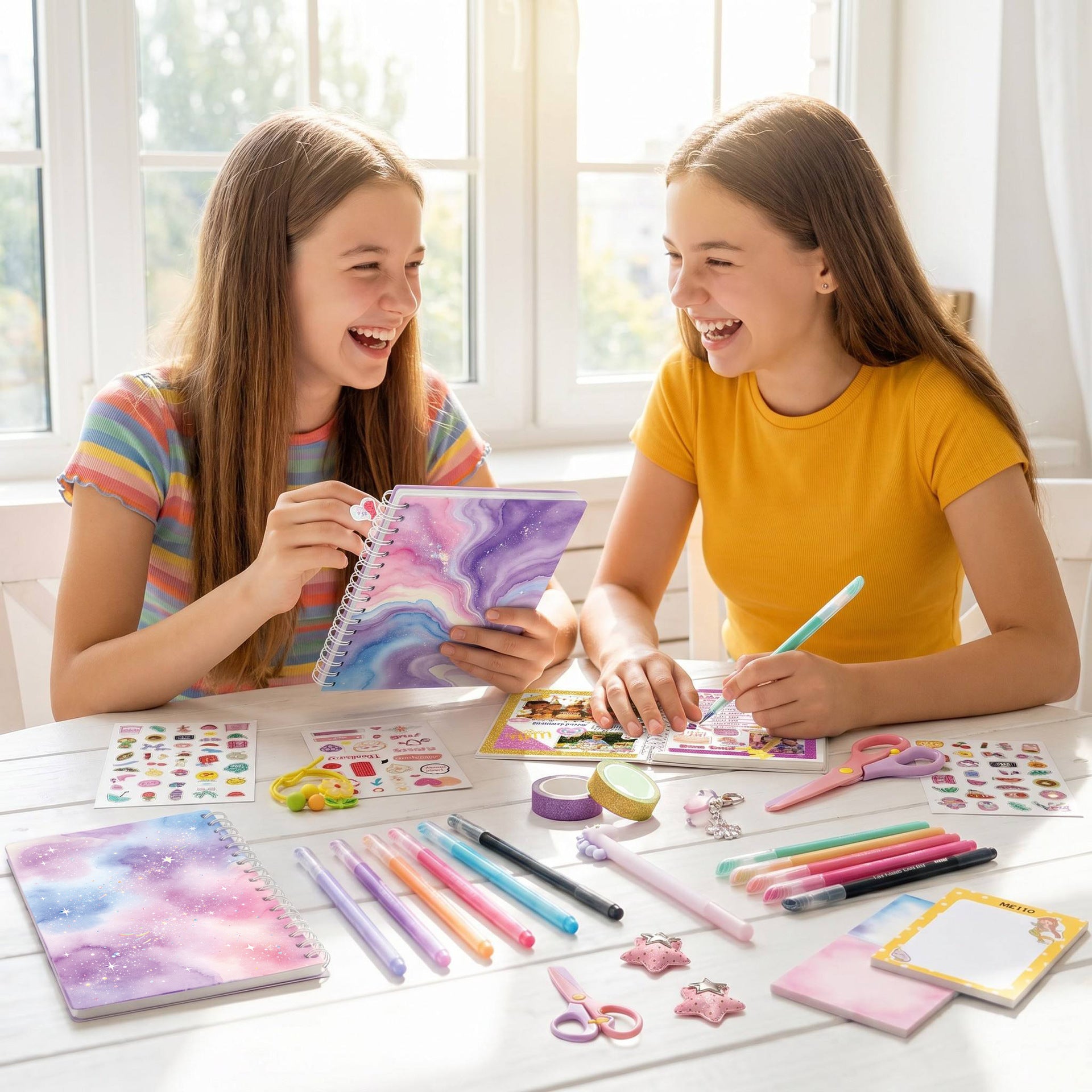 Purple DIY Journaling Set – Scrapbook Kit Gifts for Girls (Birthday Gift)
