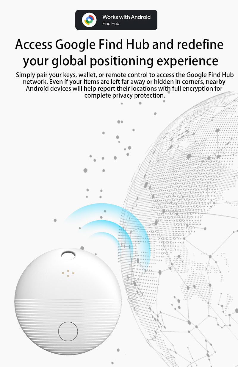 Thksyo S20 Smart Tag, Item Finder for Android Devices, Bluetooth Tracker, Keys Finder and Item Locator for Keys, Bags and More, Phone Finder, Location Tracker