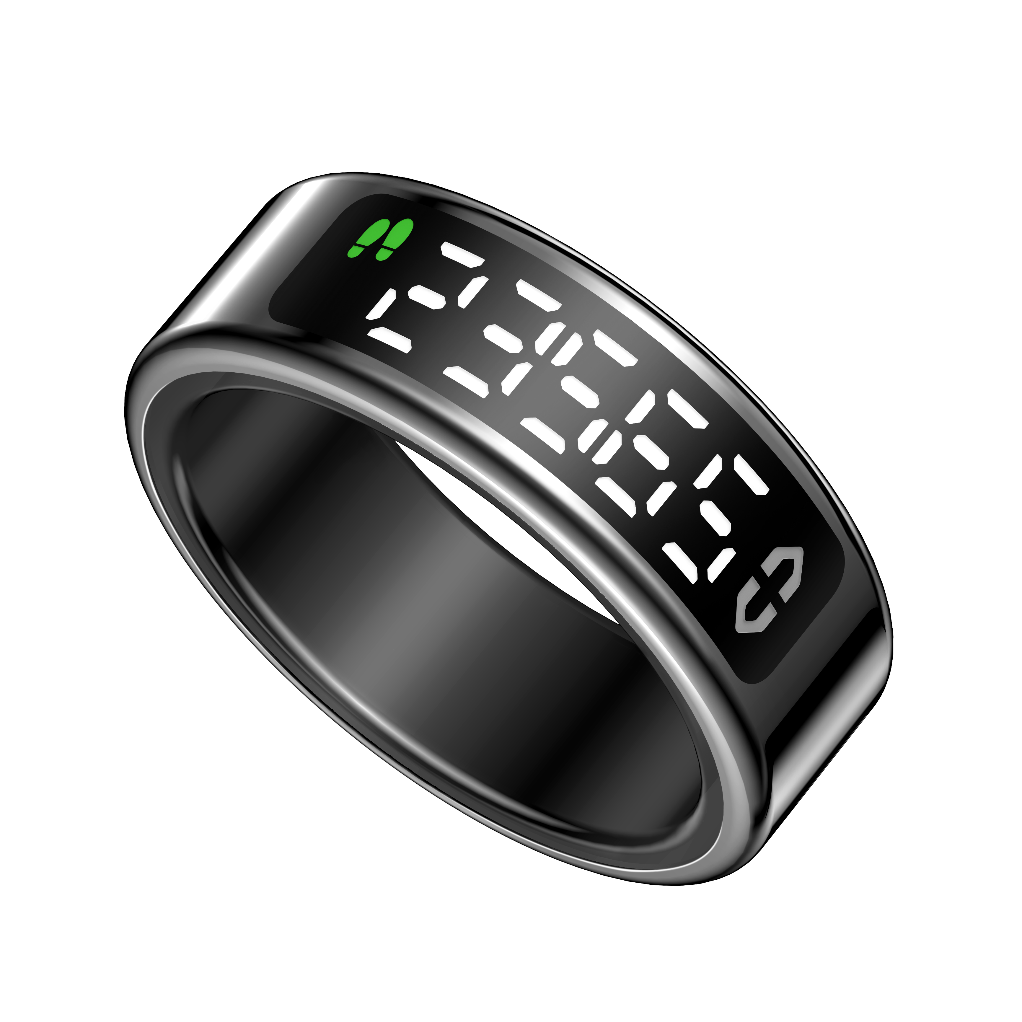 SY01 Smart Ring with Digital Display Screen and Touch Button, Best Tech Gifts for Her/ Him/ Traveller/ Kids/ Sport
