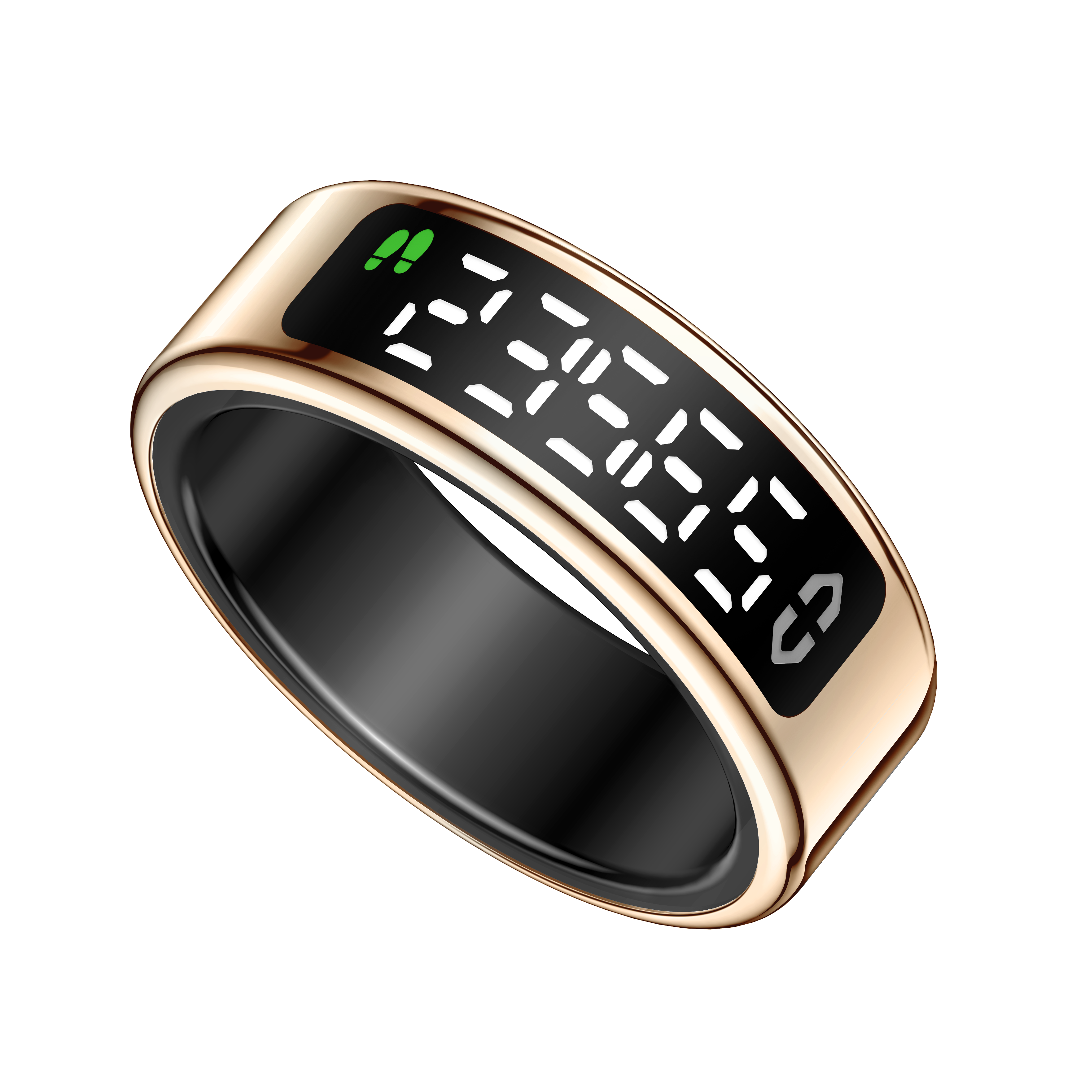 SY01 Smart Ring with Digital Display Screen and Touch Button, Best Tech Gifts for Her/ Him/ Traveller/ Kids/ Sport