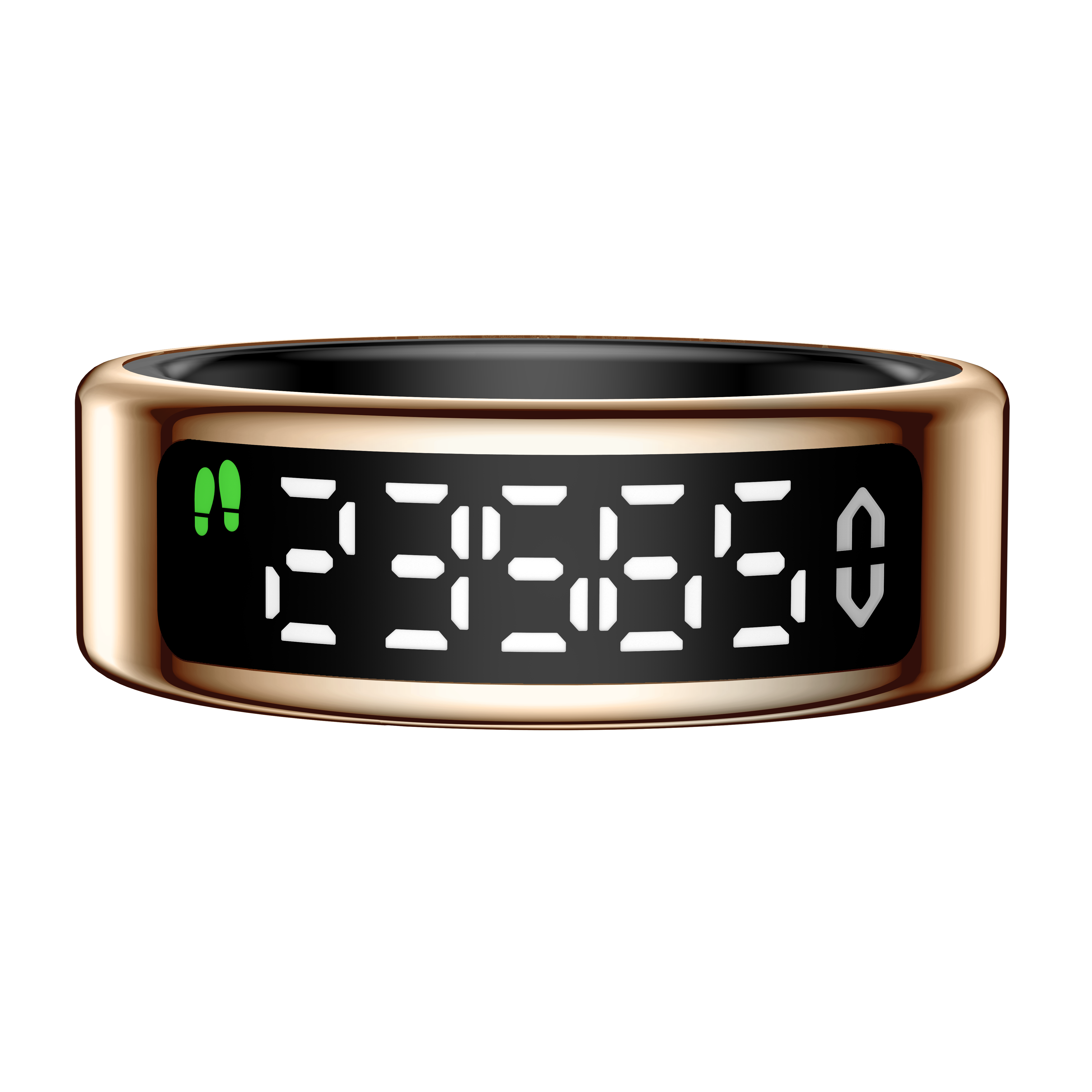 SY01 Smart Ring with Digital Display Screen and Touch Button, Best Tech Gifts for Her/ Him/ Traveller/ Kids/ Sport