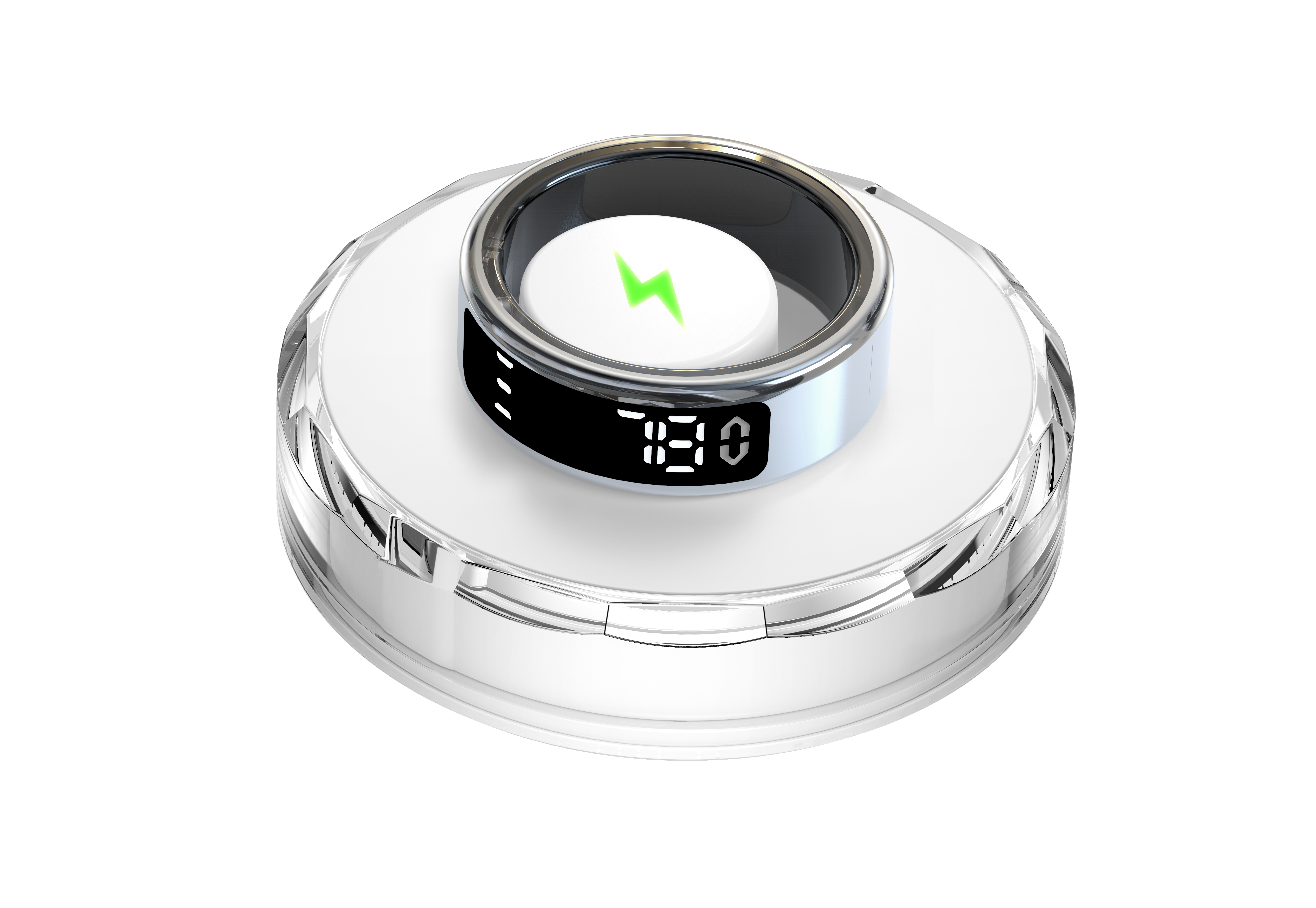 SY01 Smart Ring with Digital Display Screen and Touch Button, Best Tech Gifts for Her/ Him/ Traveller/ Kids/ Sport