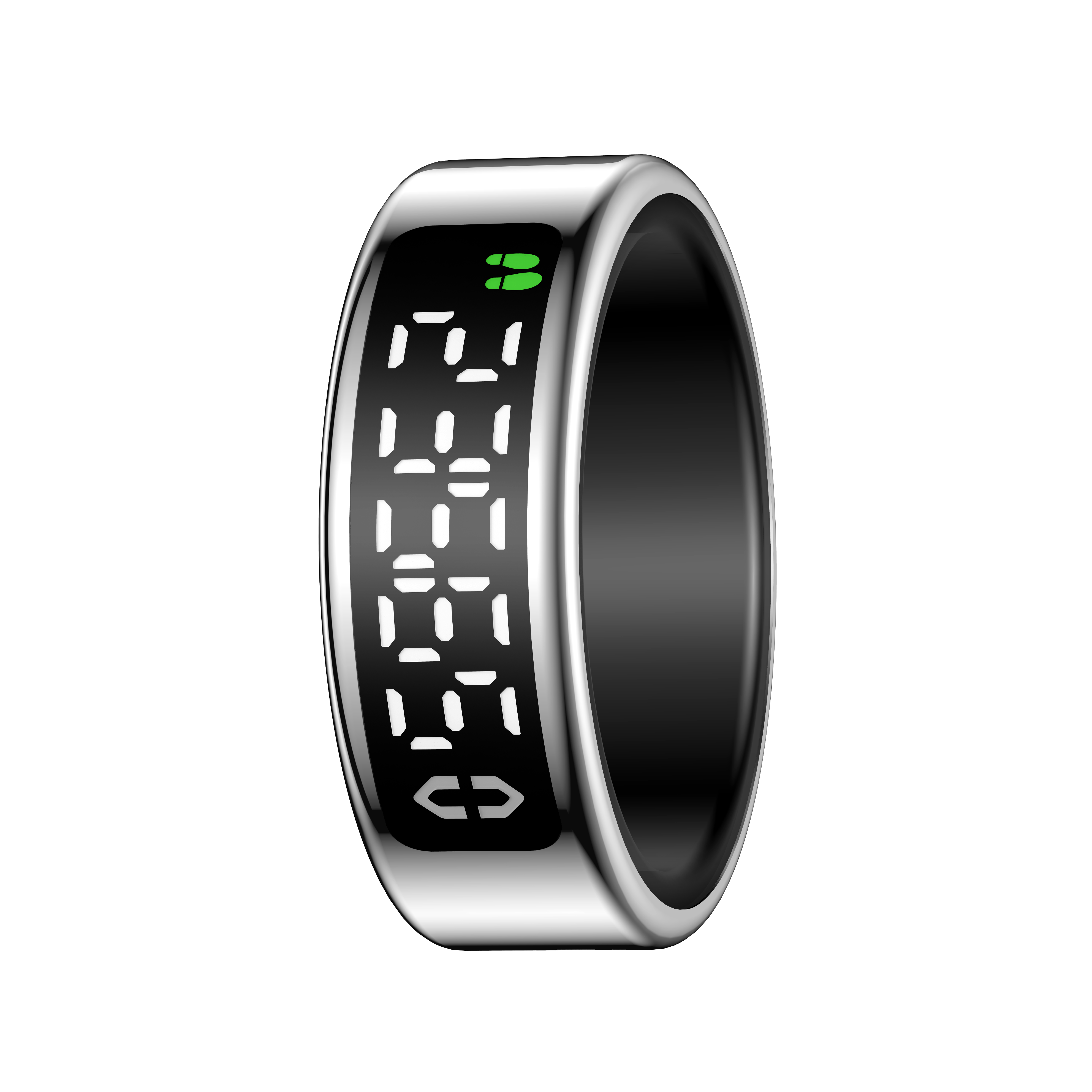 SY01 Smart Ring with Digital Display Screen and Touch Button, Best Tech Gifts for Her/ Him/ Traveller/ Kids/ Sport
