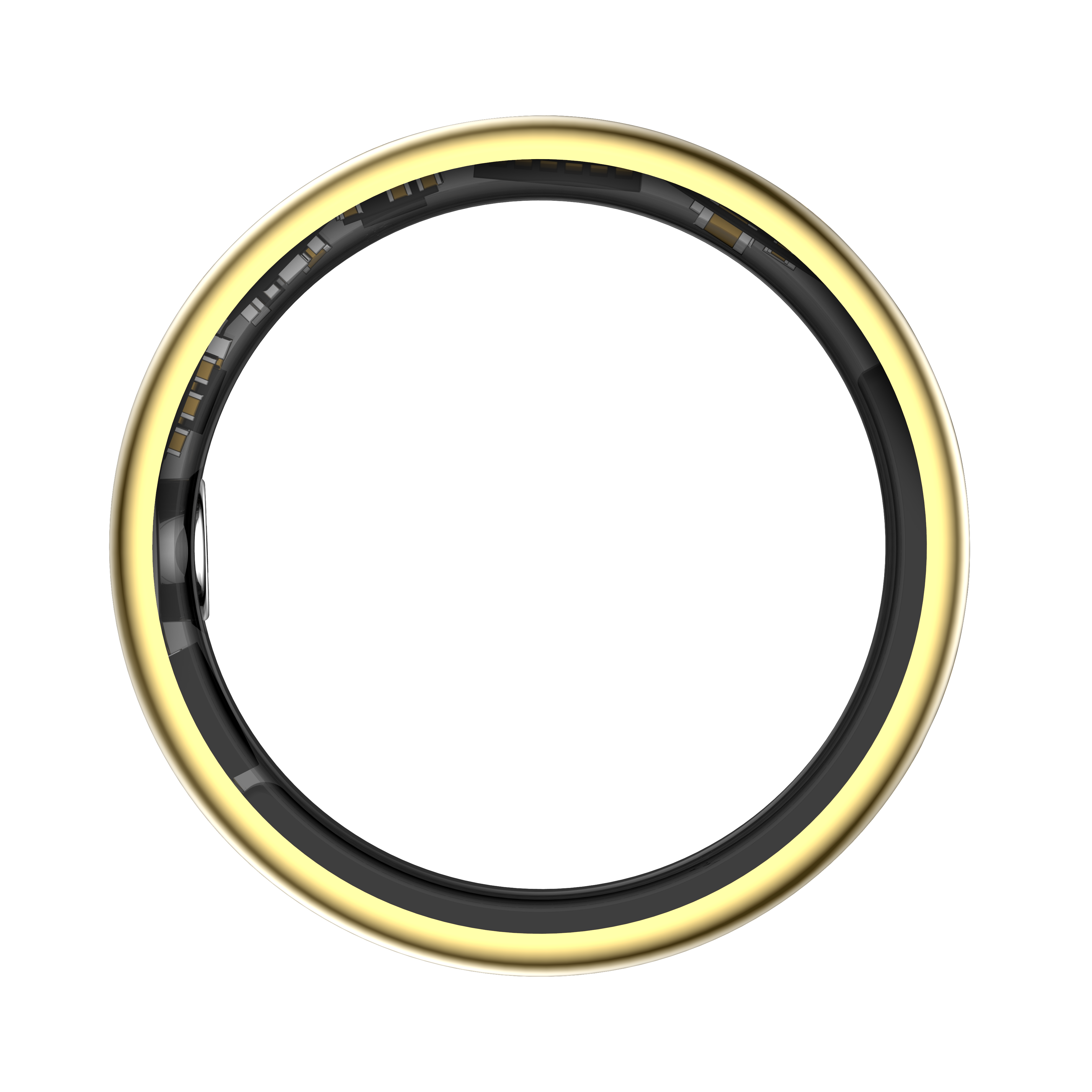 SY03 Gold Circle Smart Ring, Best Gifts for Her/ Him, Black/ White/ Pink Ring Sport Tracker