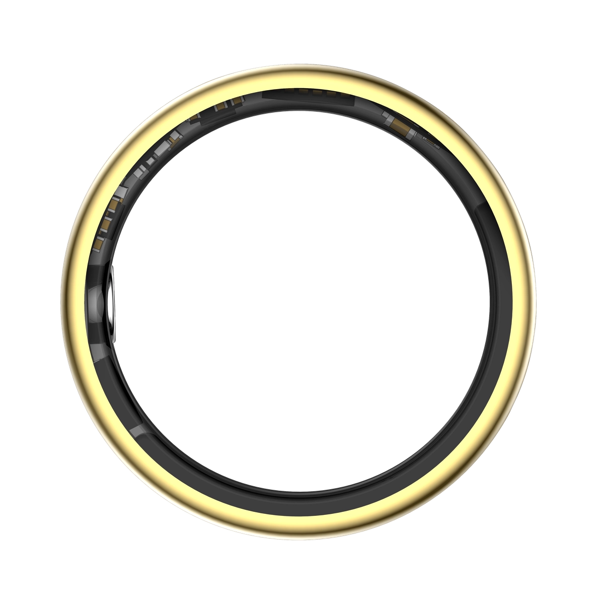SY03 Gold Circle Smart Ring, Best Gifts for Her/ Him, Black/ White/ Pink Ring Sport Tracker