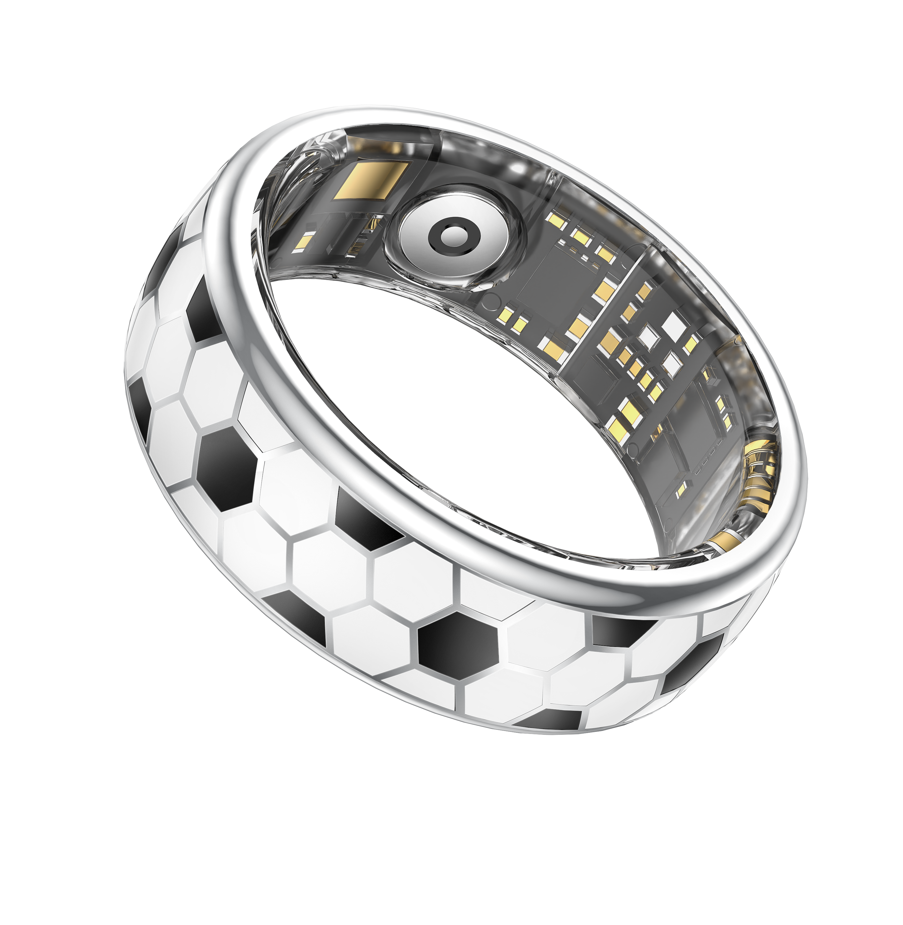 Football Pattern Smart Ring, Best Gifts for Her, Him, World Cup Fans