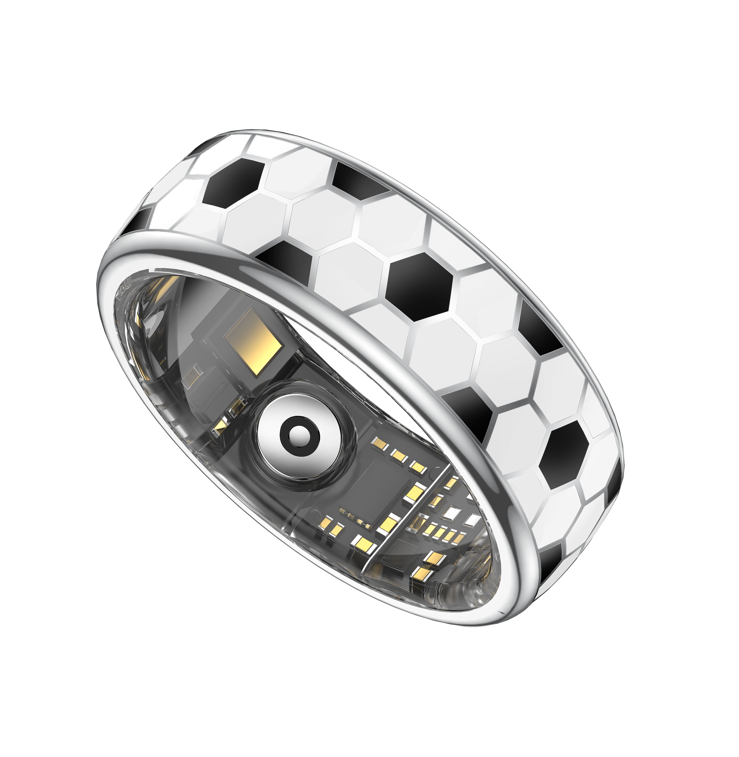 Football Pattern Smart Ring, Best Gifts for Her, Him, World Cup Fans