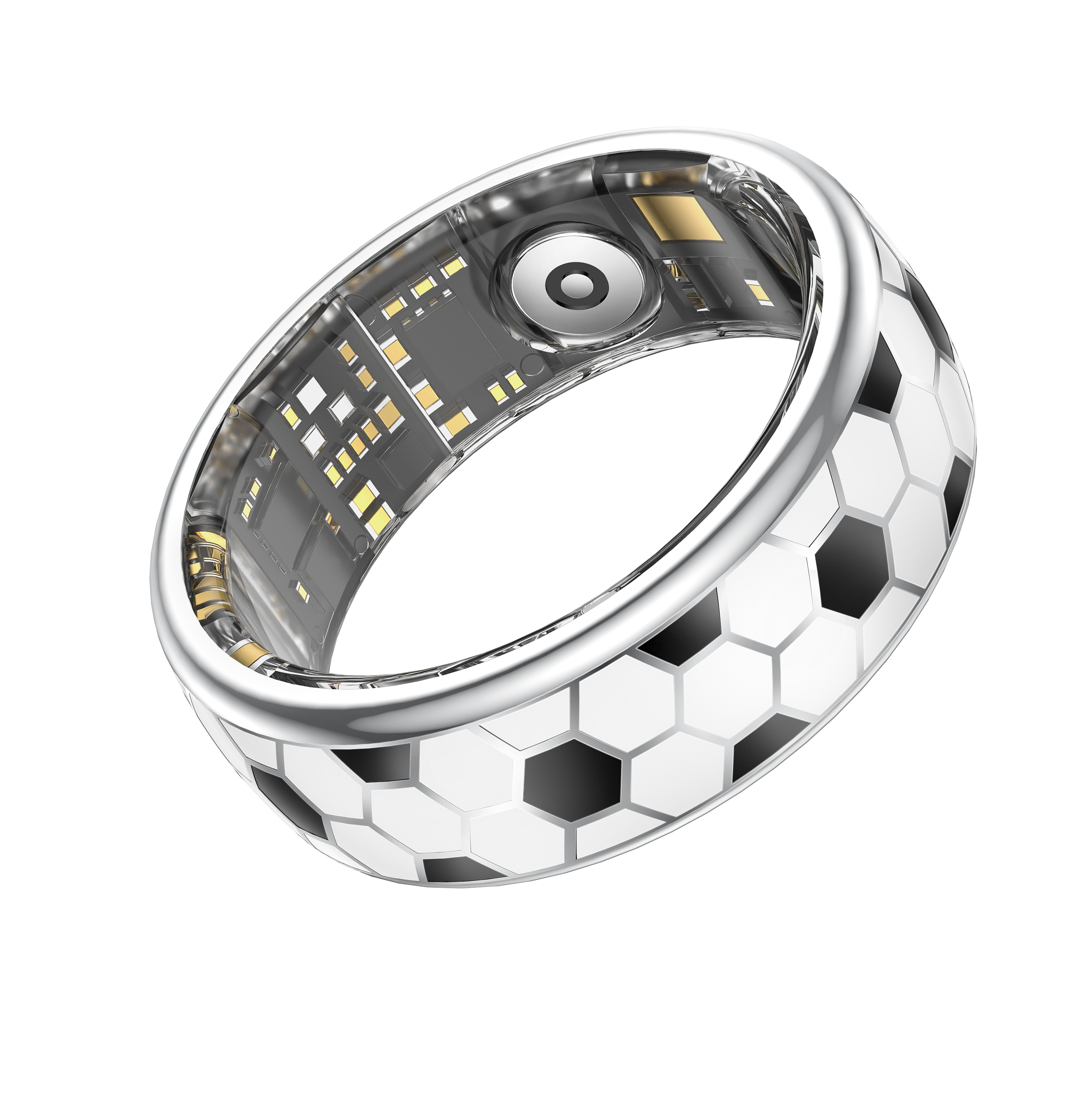 Football Pattern Smart Ring, Best Gifts for Her, Him, World Cup Fans