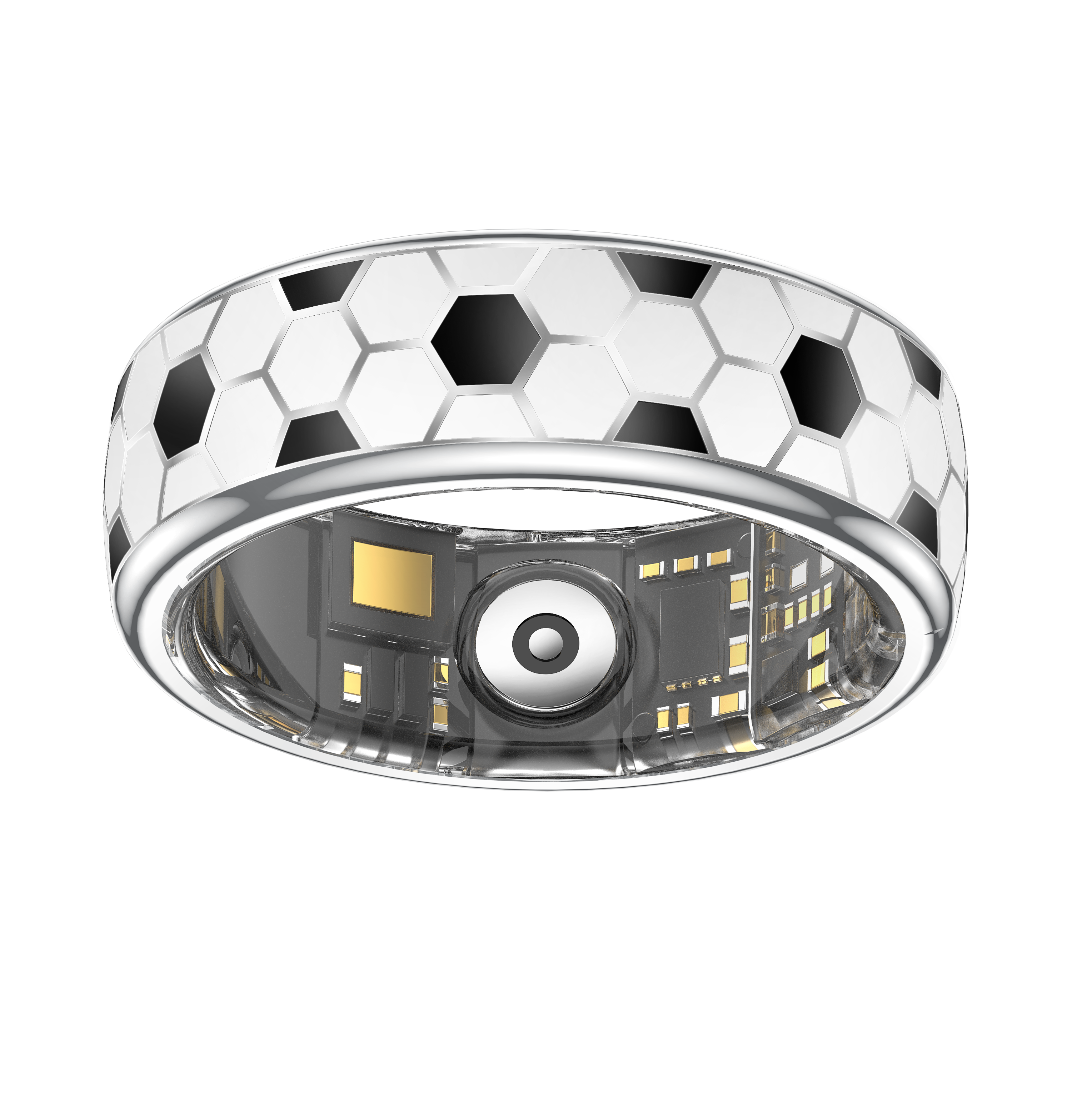 Football Pattern Smart Ring, Best Gifts for Her, Him, World Cup Fans
