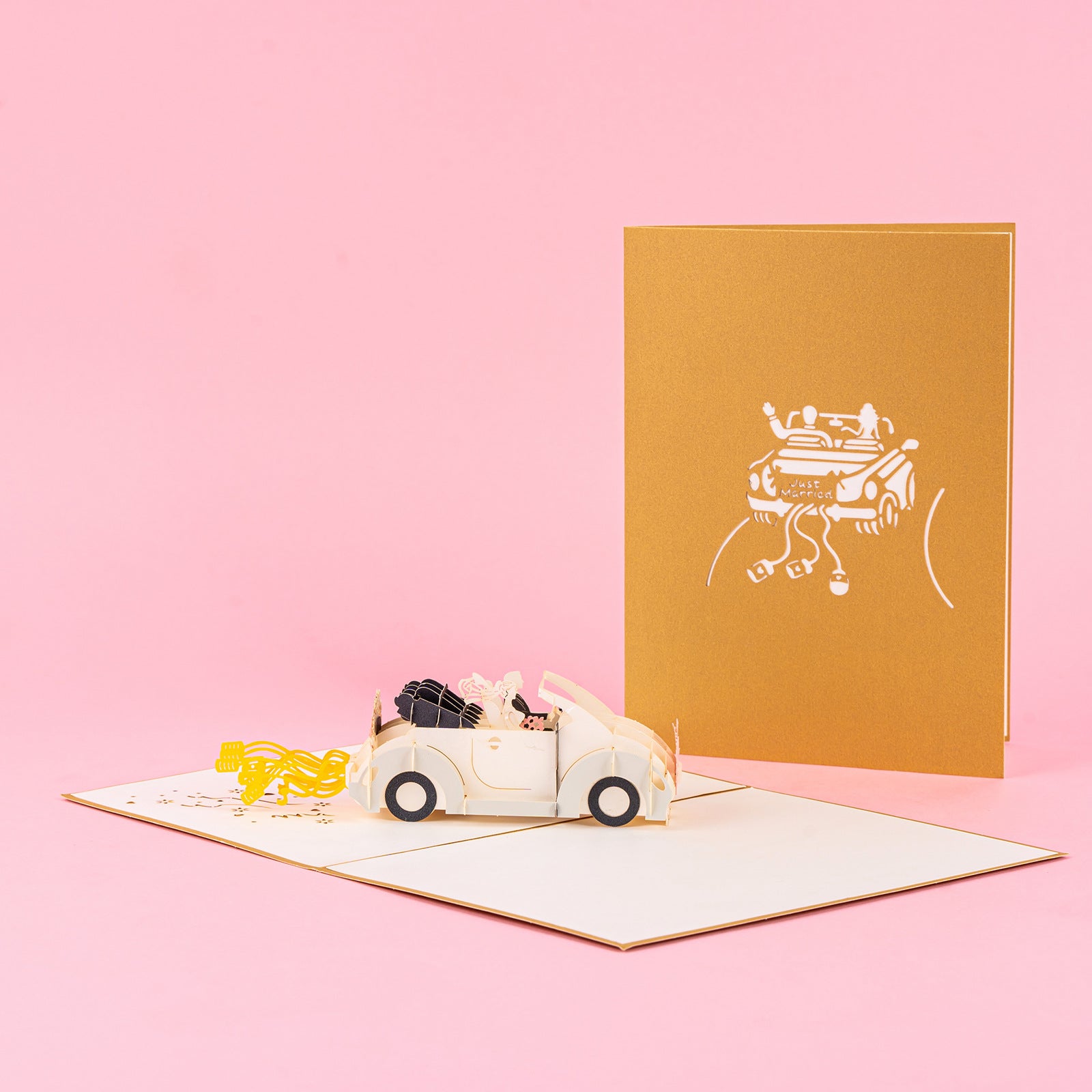 Wedding Invitation Card – 3D Pop-Up Paper Sculpture Card for Valentines Day/ China Qixi Festival