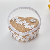 Crystal Rose white lace trim
