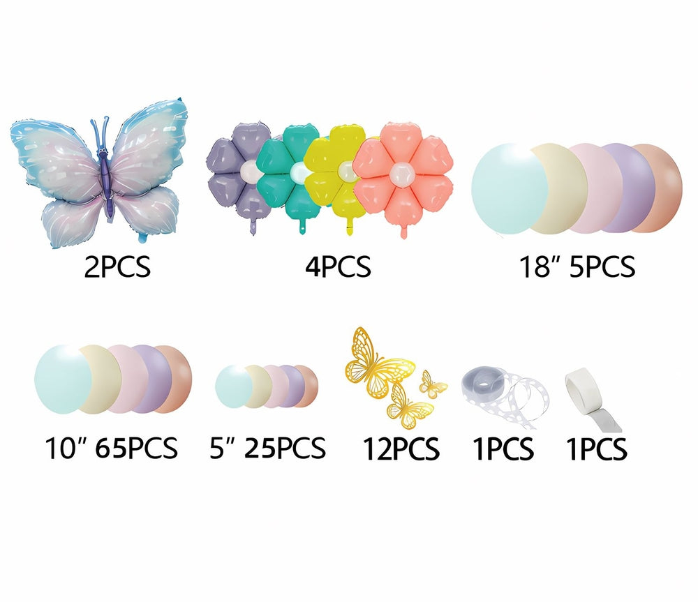 Blue Green Balloons Set for Wedding/ Birthday/ Party