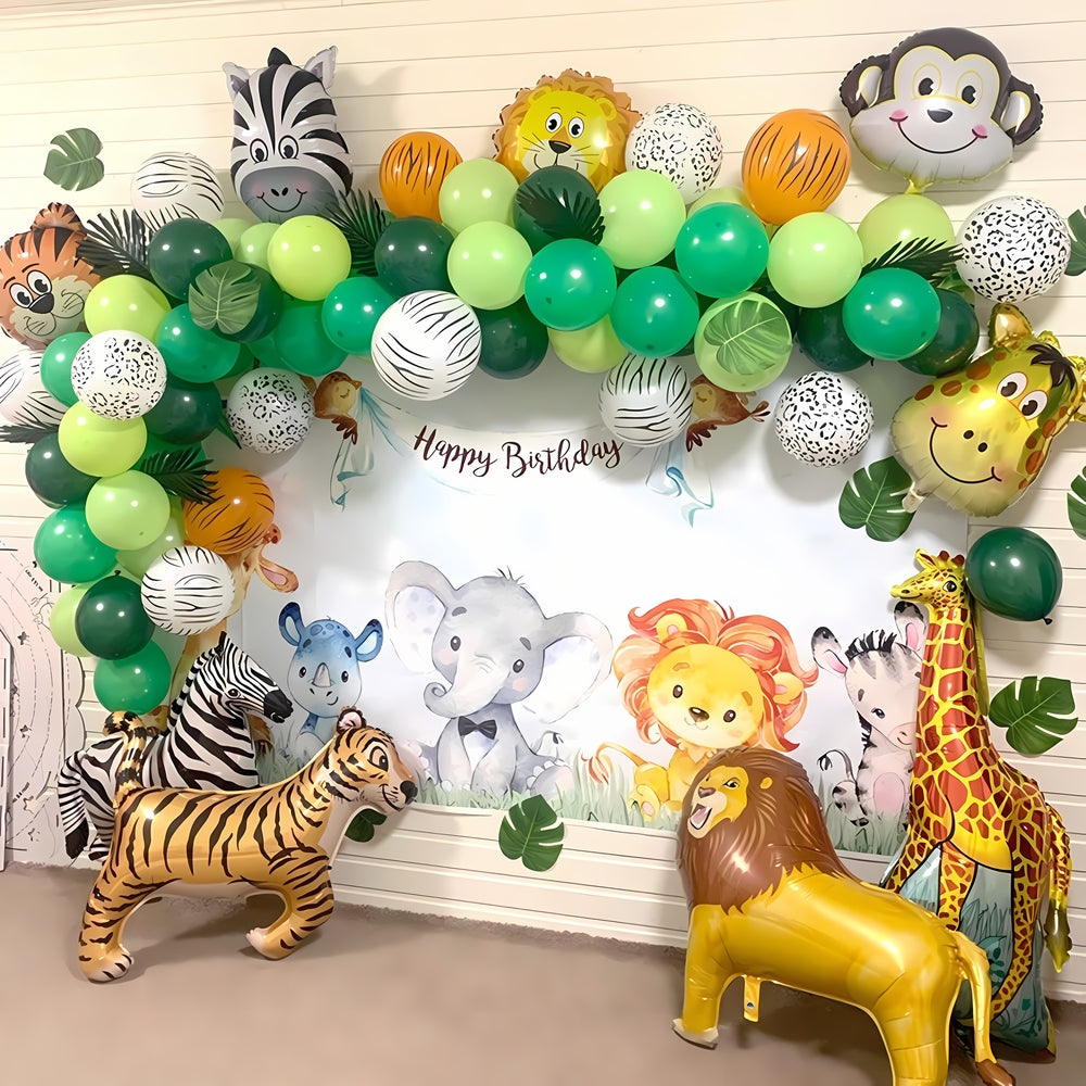 Blue Green Balloons Set for Wedding/ Birthday/ Party