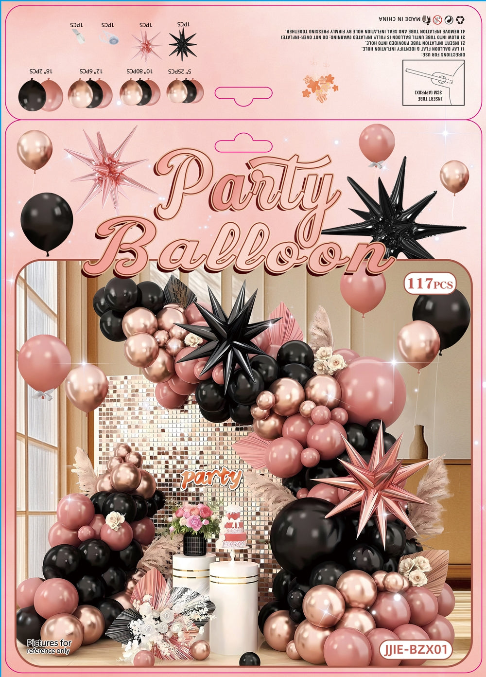 Birthday Balloons Set for Girls/ Women/ Girlfriend