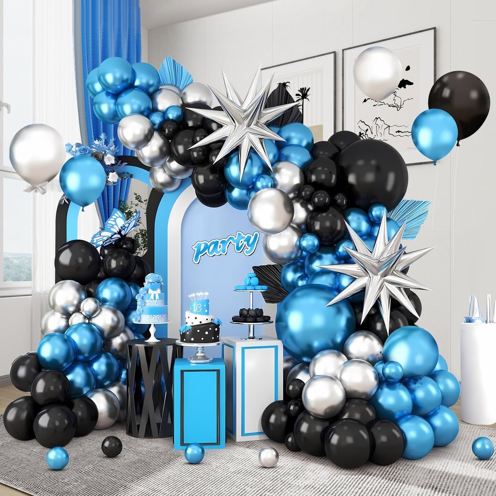 Blue Green Balloons Set for Wedding/ Birthday/ Party
