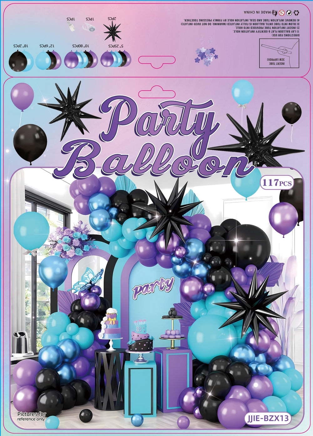 Birthday Balloons Set for Girls/ Women/ Girlfriend