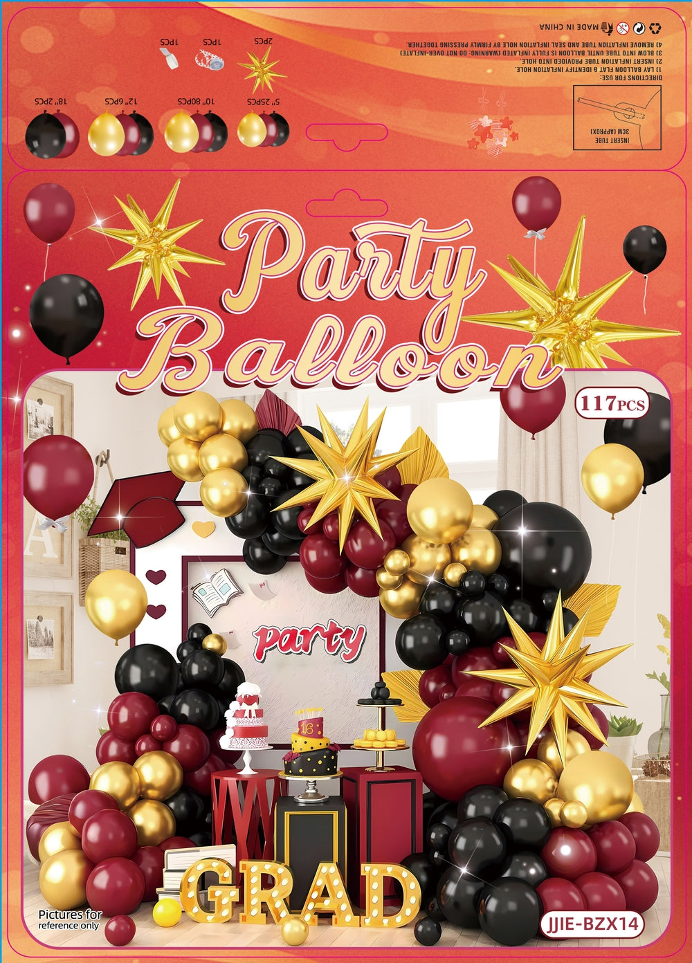 Birthday Balloons Set for Girls/ Women/ Girlfriend