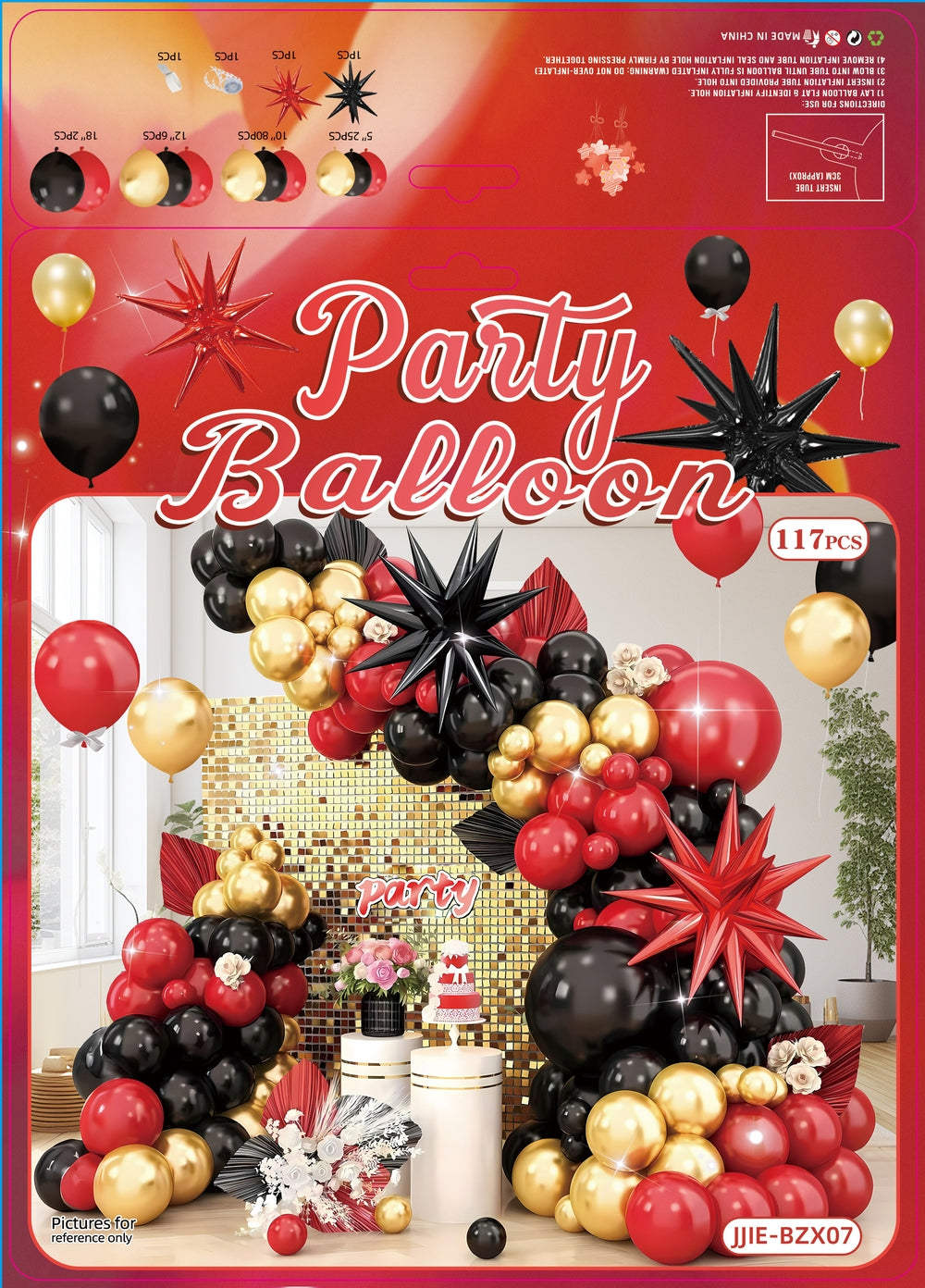 Birthday Balloons Set for Girls/ Women/ Girlfriend
