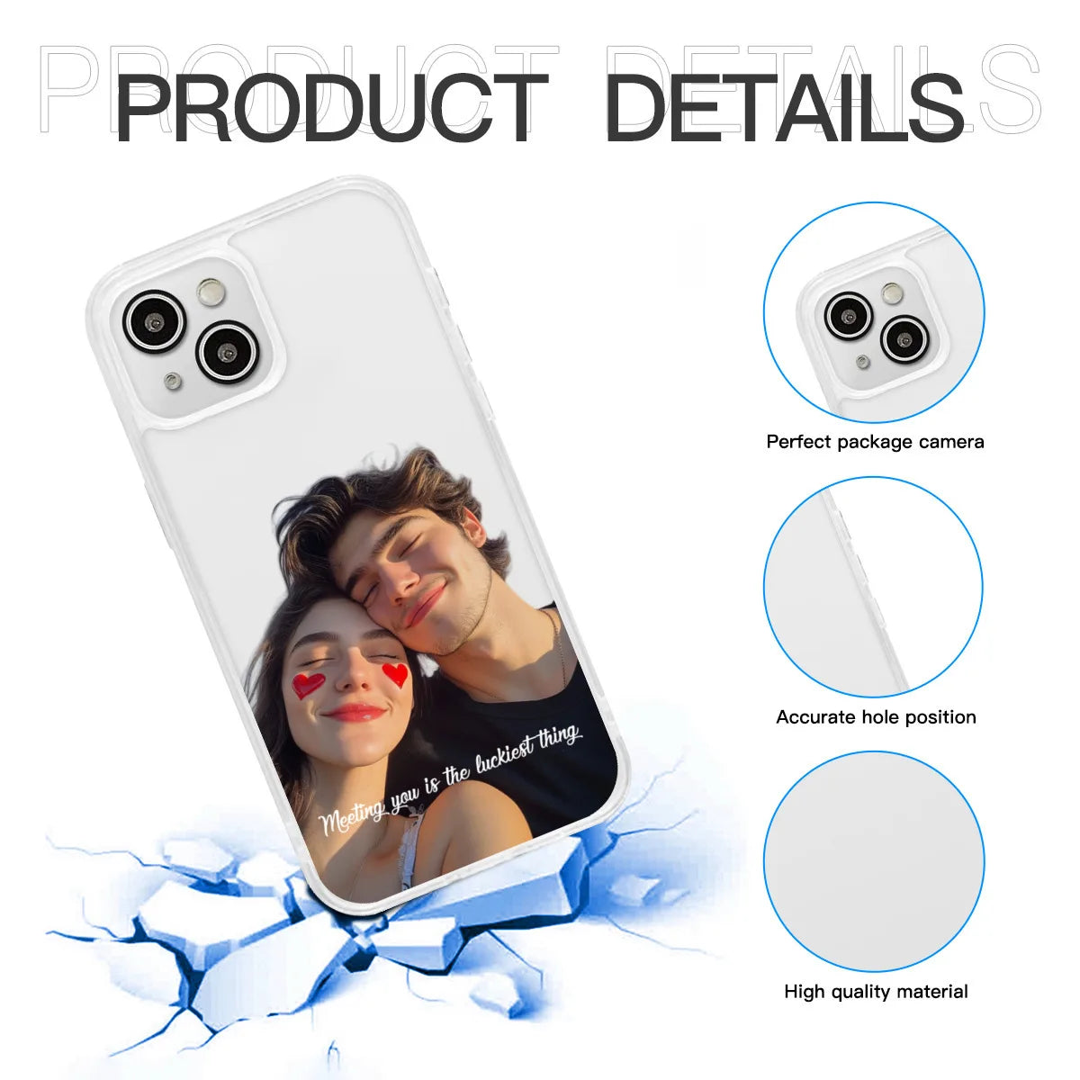 Custom phone case Personalized Custom pattern and text Romantic Gift Anniversary Family Couple Friend Pet