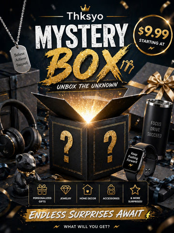 Thksyo Lucky Blind Boxes for Women/Men/Kids, Mystery Gifts for Her/Him/Children/Baby, Random Gifts, Random Rewards