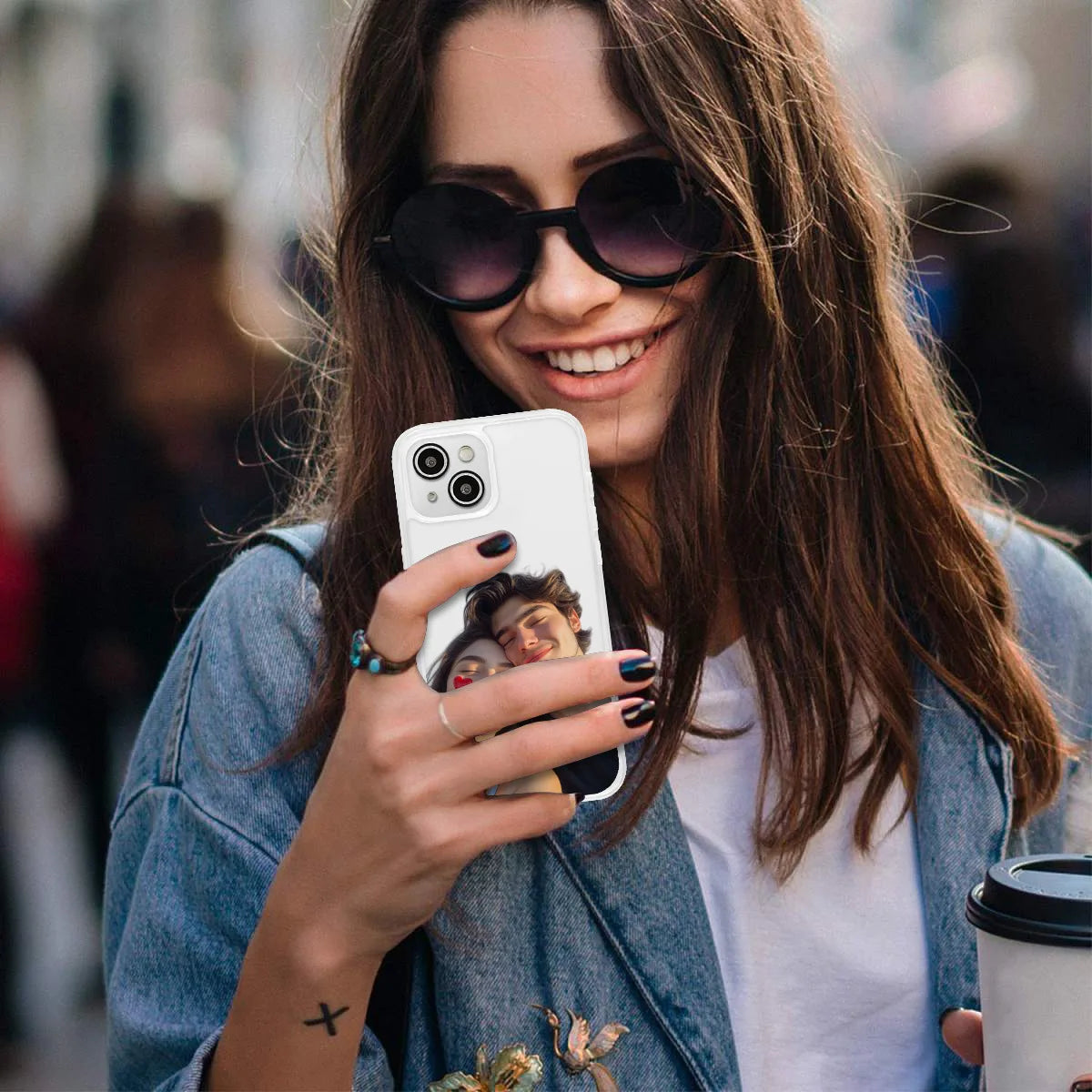 Custom phone case Personalized Custom pattern and text Romantic Gift Anniversary Family Couple Friend Pet