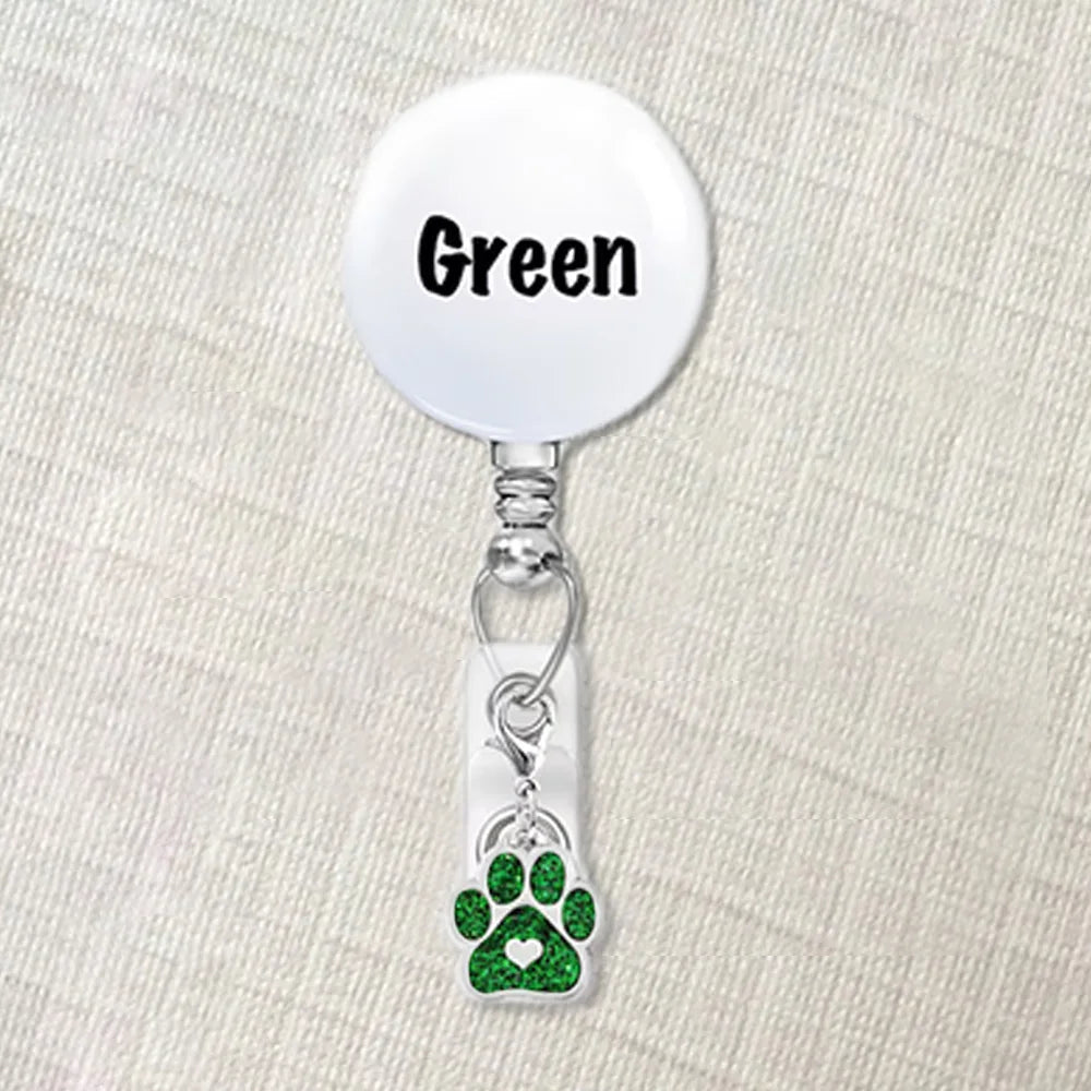 Custom Pet Badge Reel – Dog or Cat Face ID Holder | Personalized Name Badge | Nurse Gift | Vet Tech Badge