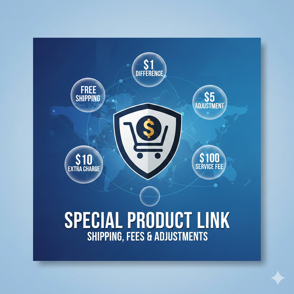 Special Order with No Discount, Additional Shipping Fee Link, Links for Extra Charges/ Price Differences / After-Sale Fees