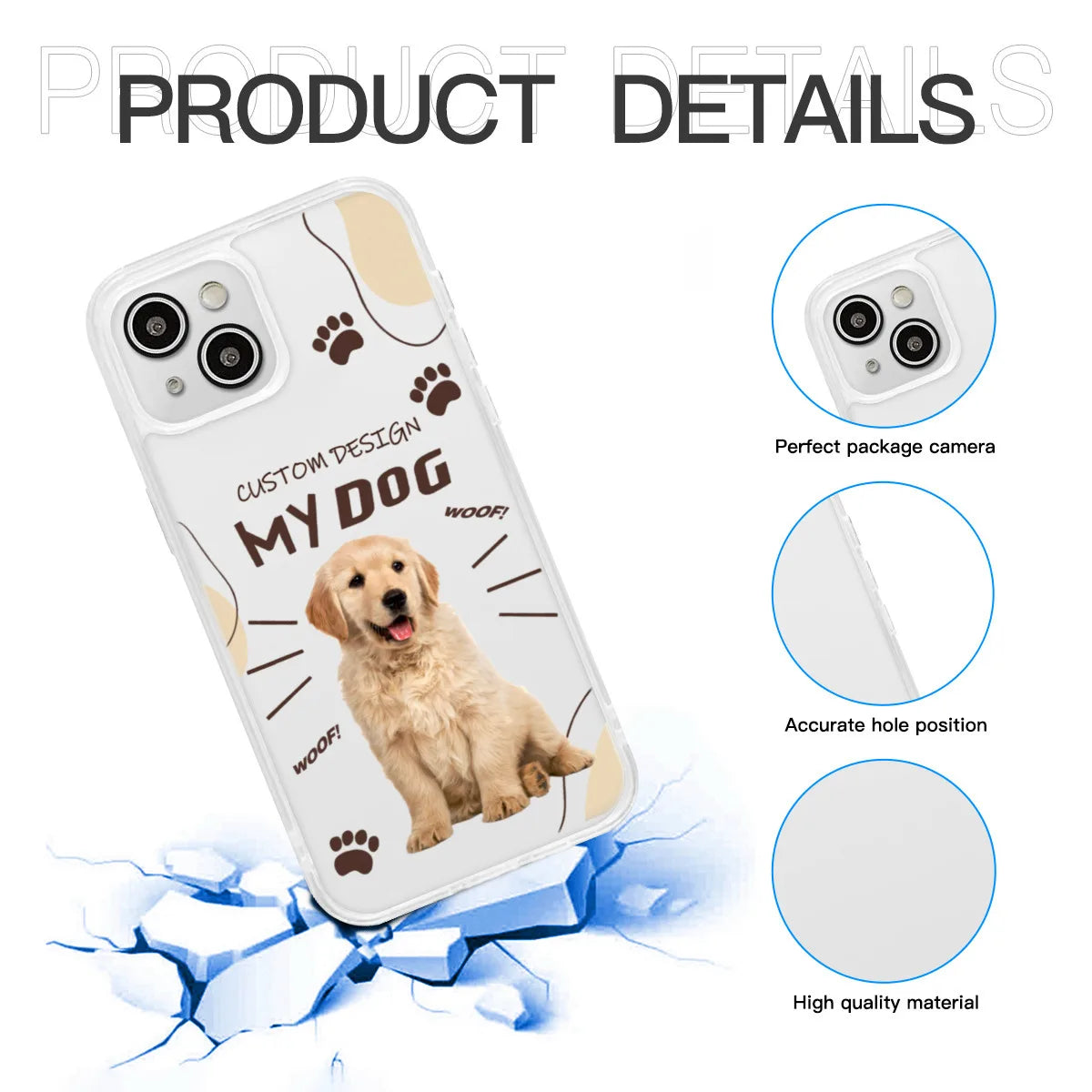 Custom phone case Personalized Custom pattern and text Romantic Gift Anniversary Family Couple Friend Pet