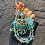 Fresh Aqua‑Blue Owl